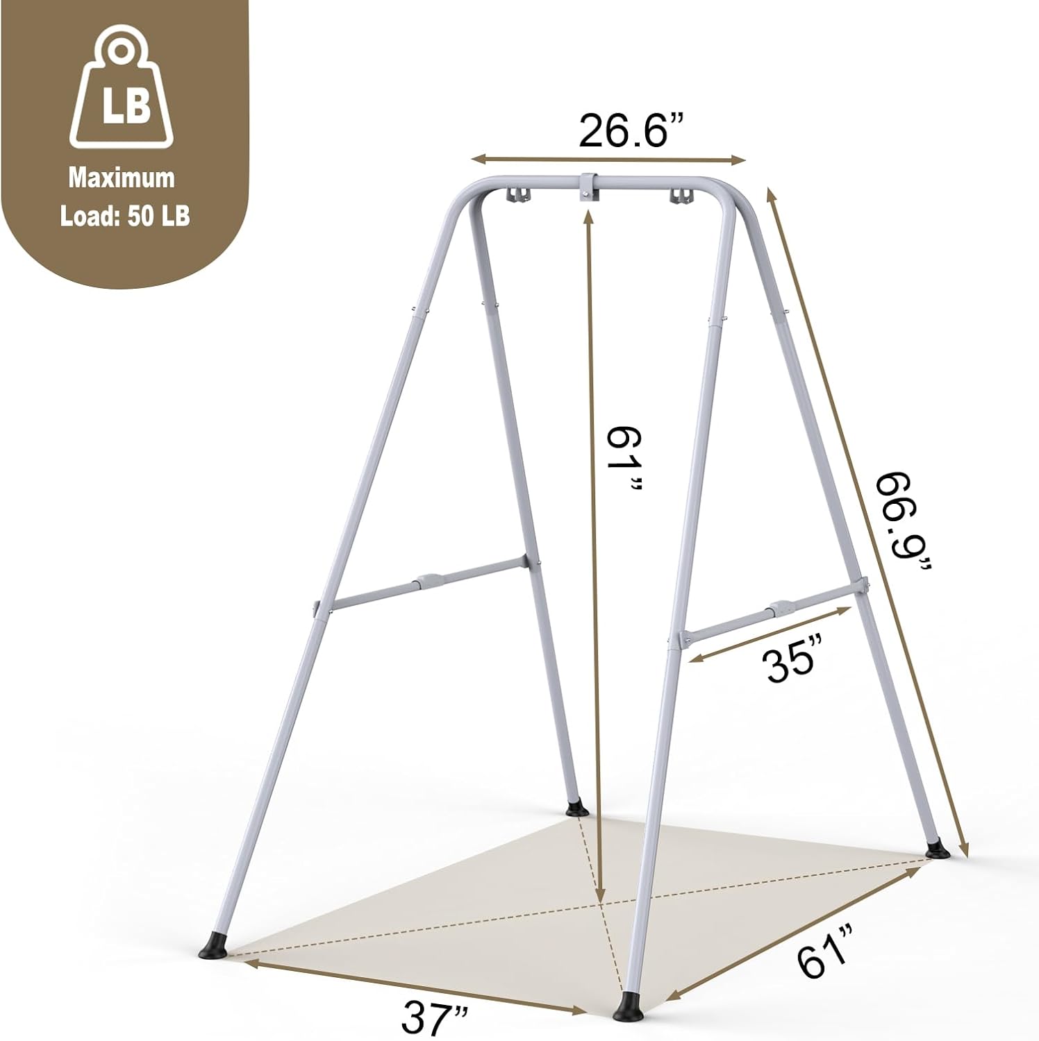 2 in 1 Baby Jumper with Swing, Baby Swing Indoor and Outdoor Use, Baby Jumpers and Bouncers, Toddler Swing with Foldable Stand
